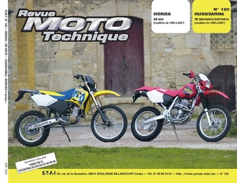 RMT 120.1 HONDA XR400 HVA TE 350 à 610
