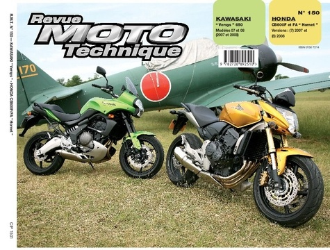 Rmt 150.1 honda cb600f/fa kawasaki versys 650 07/08