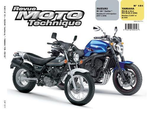 Rmt 151.1 suzuki rv125 r yamaha fz6n et fz6s 07/08
