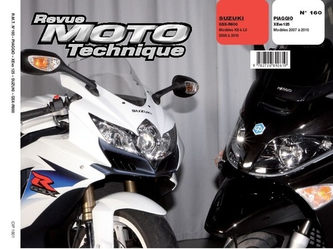 RMT 160 PIAGGIO XEVO125 07À10 SUZU GSX-R 600 08À10