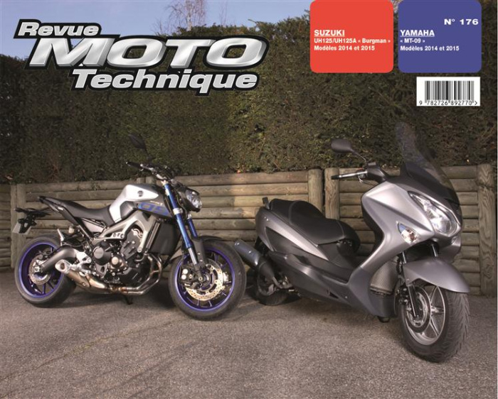 RMT 176 SUZUKI BURGMAN 125(14-15)YAMAHA MT09 (14-15)