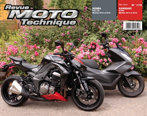 Revue Moto Technique N° 178 : Kawasaki z1000(14-15) Honda pcx125(14-15)