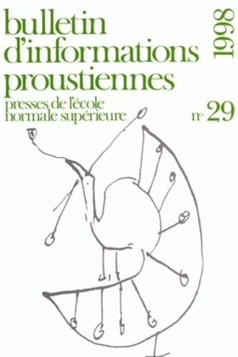 Bulletin d'informations proustiennes N° 29/1998