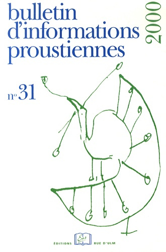 Bulletin d'informations proustiennes N° 31/2000