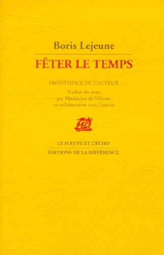 Fêter le temps, poèmes