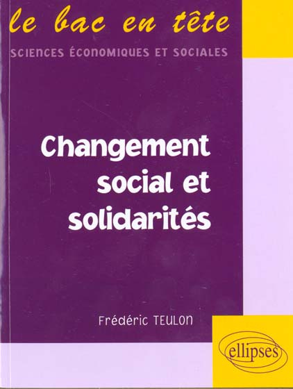 Changement social et solidarités