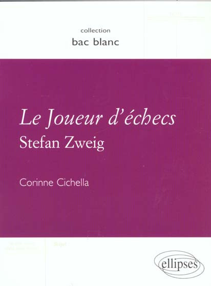 Le joueur d'échecs, Stefan Zweig
