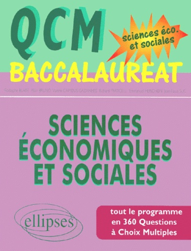 QCM baccalauréat sciences économiques et sociales