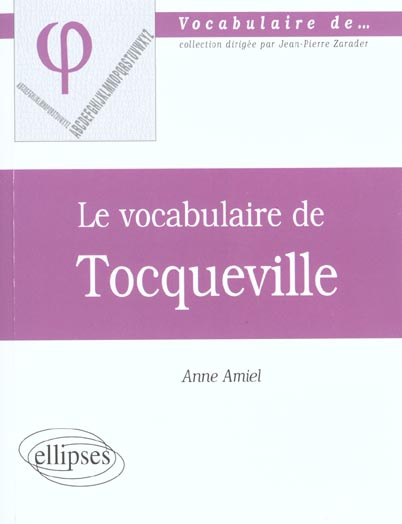 Le vocabulaire de Tocqueville