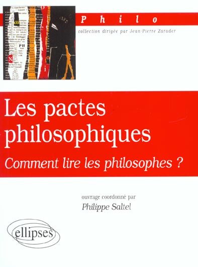 Les pactes philosophiques. Comment lire les philosophes ?