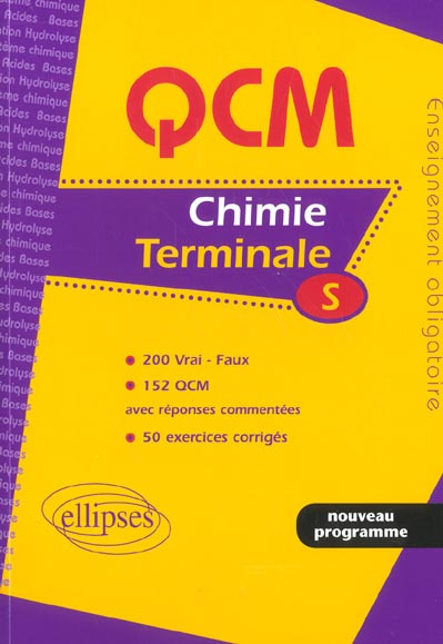 Chimie Terminale S. Enseignement obligatoire
