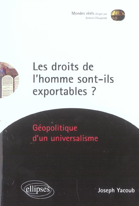 Les droits de l'homme sont-ils exportables ? Géopolitique d'un universalisme