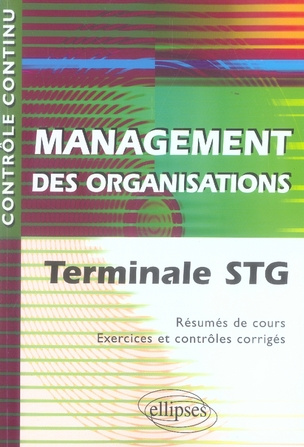 Management des organisations Tle STG