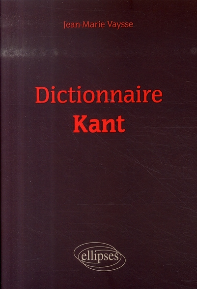 Dictionnaire Kant