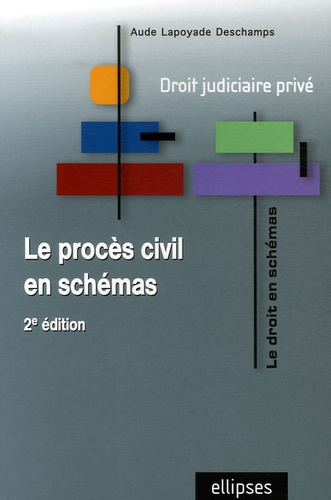 Le procès civil en schémas. Droit judiciaire privé, 2e édition