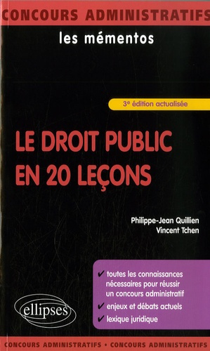 Le droit public en 20 leçons. 3e édition