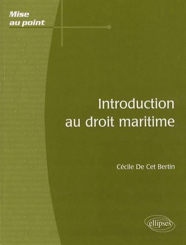 Introduction au droit maritime
