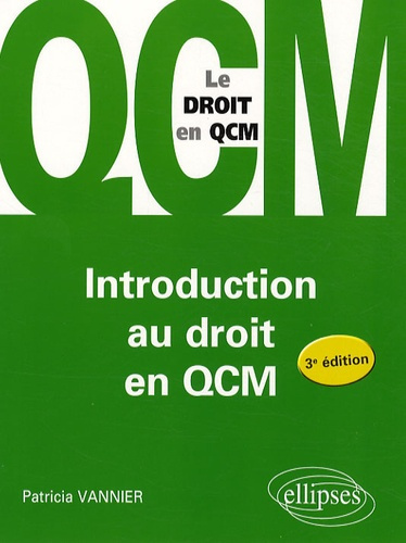 Introduction au droit en QCM. 3e édition