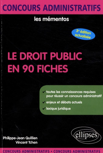Le droit public en 90 fiches. 3e édition