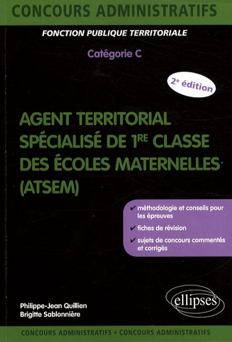 Agent territorial spécialisé de 1re classe des écoles maternelles (ATSEM). 2e édition