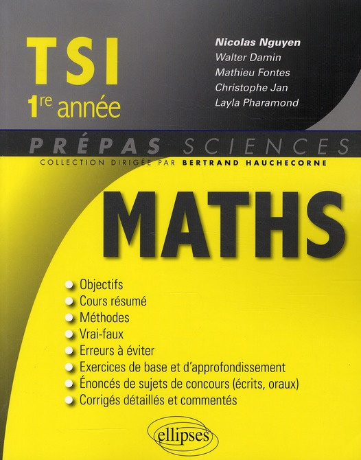 Mathématiques TSI 1e année