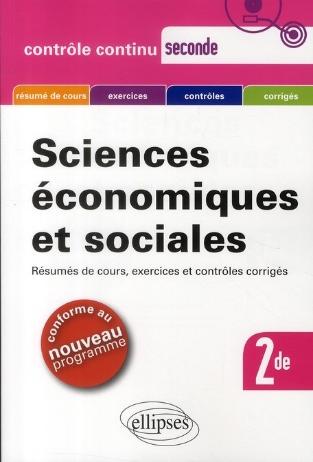 Sciences économiques et sociales 2e