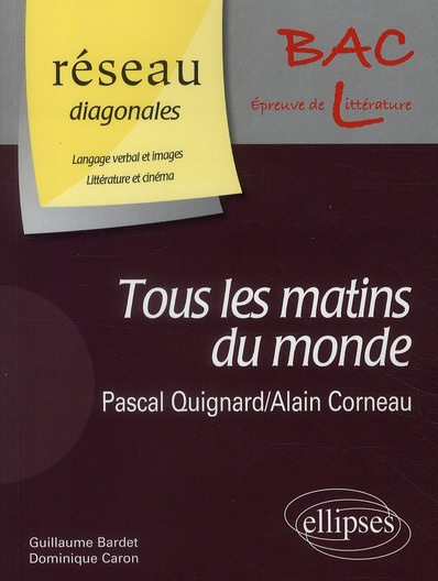 Tous les matins du monde. Bac L