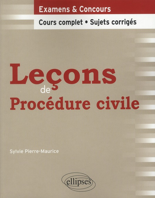 Leçons de procédure civile