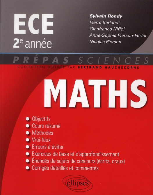 Mathématiques ECE 2e année