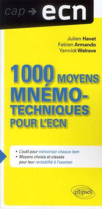 1000 moyens mnémotechniques pour l'ECN