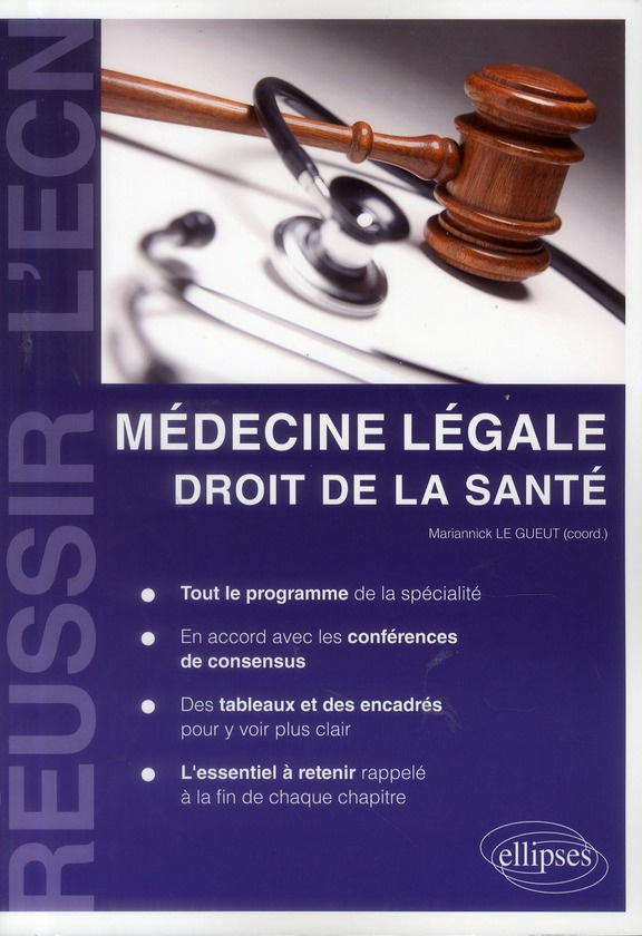 Médecine légale, droit de la santé