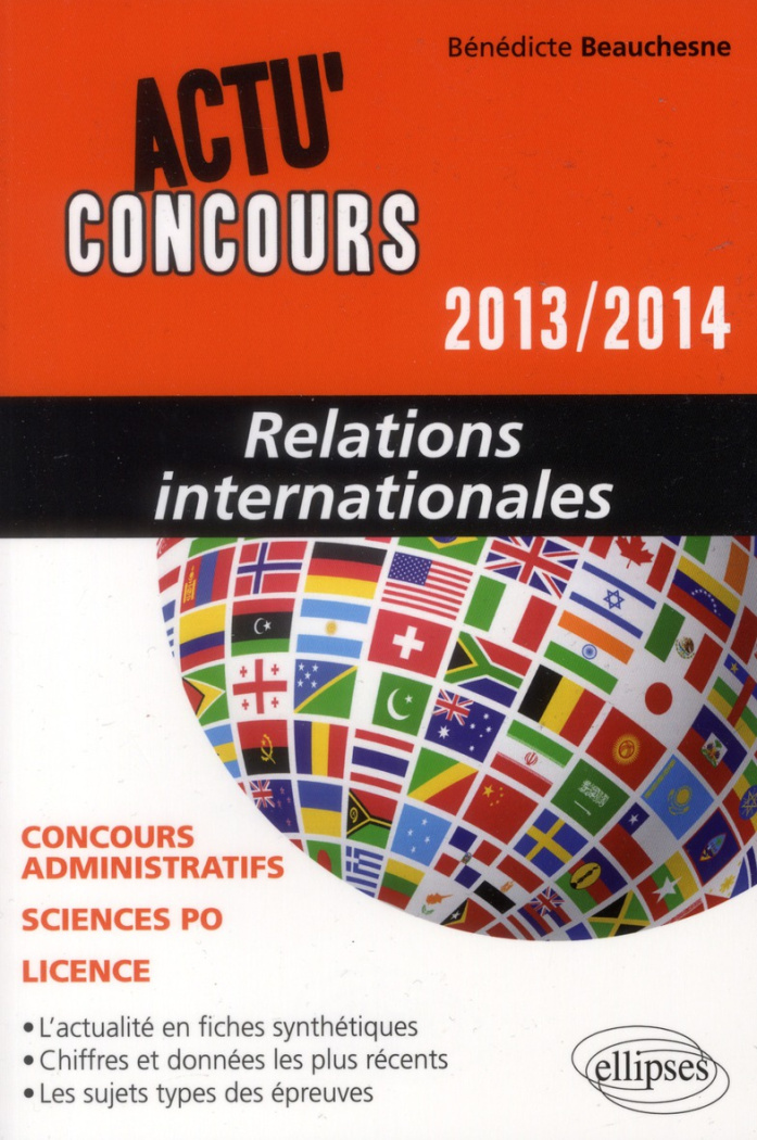 Relations internationales. Edition 2013-2014
