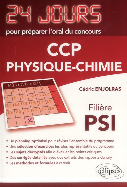 Physique-Chimie concours CCP filière PSI