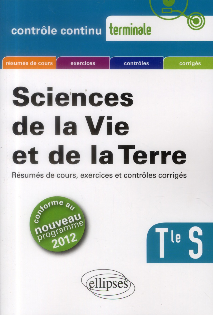 Sciences de la Vie et de la Terre Tle S