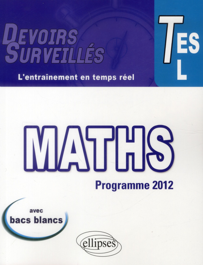 Mathématiques Tle ES, L. Programme 2012