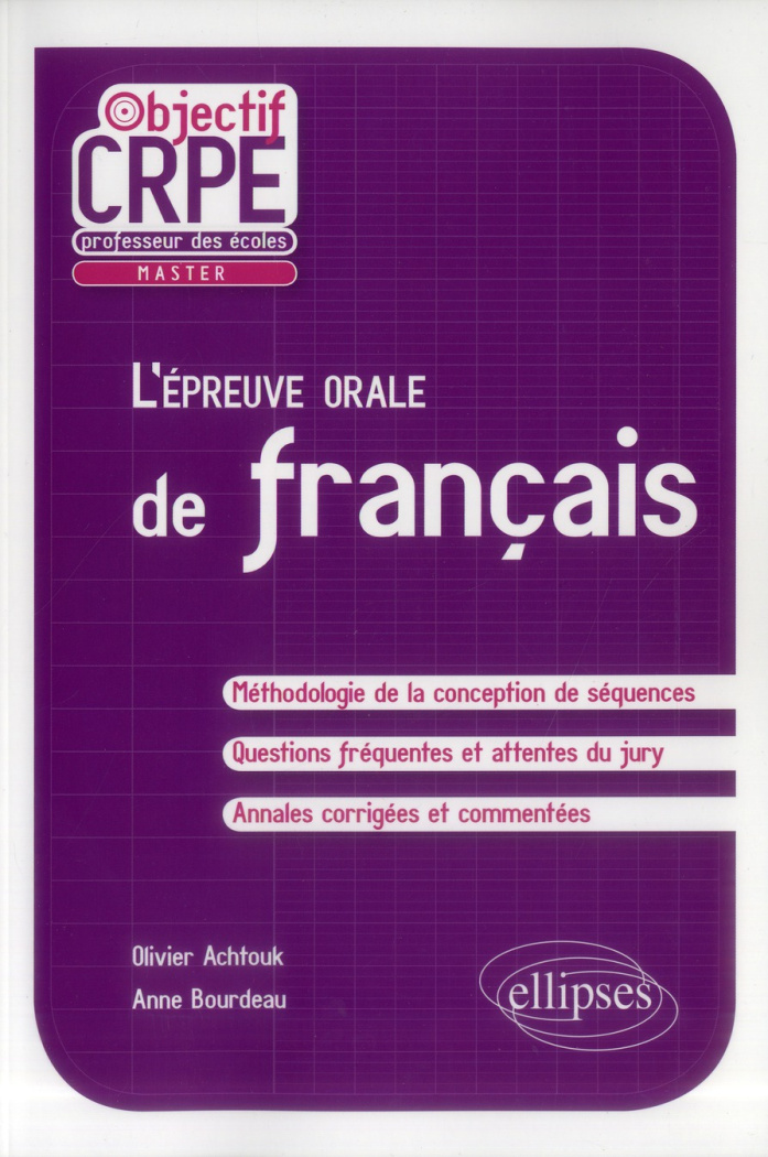 L'épreuve orale de français