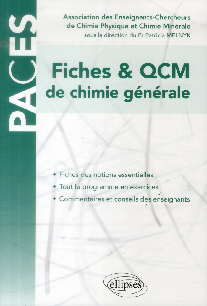 Fiches & QCM de chimie générale
