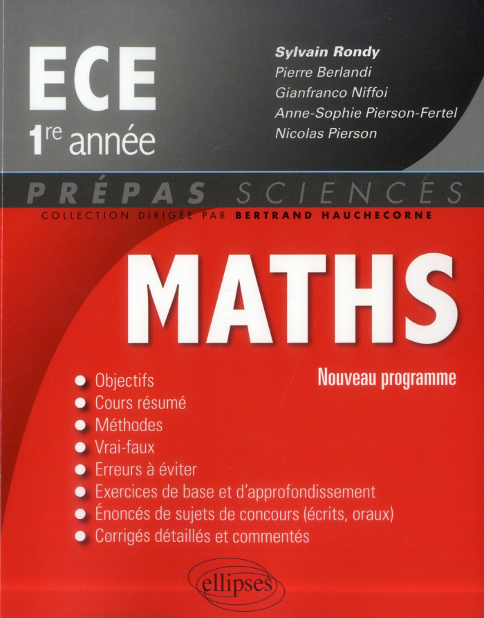 Mathématiques ECE-1e année