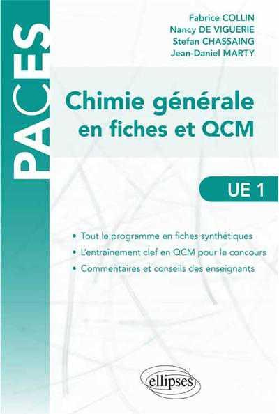 Chimie en fiches et QCM UE1