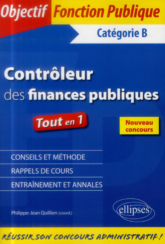 Contrôleur des finances publiques. Catégorie B