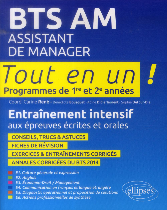 BTS AM (ASSISTANT DE MANAGER) - TOUT EN 1