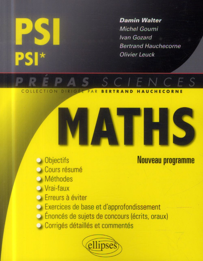 Mathématiques PSI/PSI*