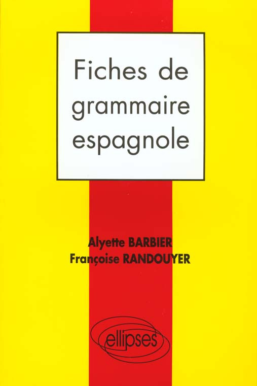 Fiches de grammaire espagnole