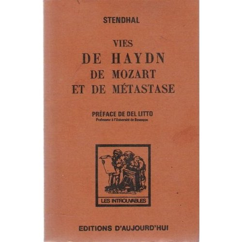 Vies de haydn mozart et de metastase