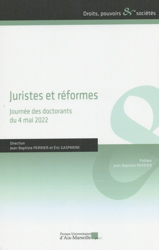 Juristes et réformes. Journée des doctorants du 4 mai 2022