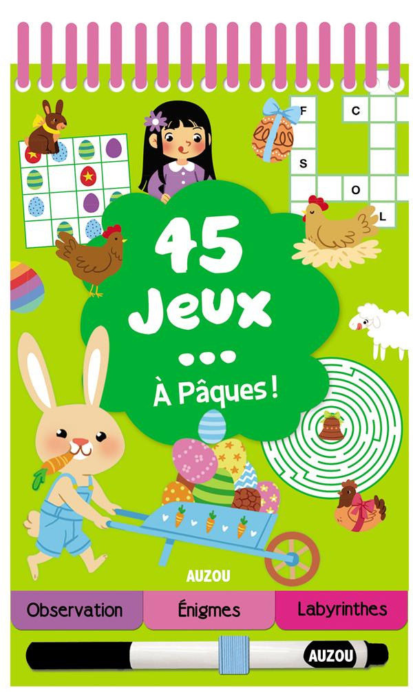 45 jeux à Pâques !