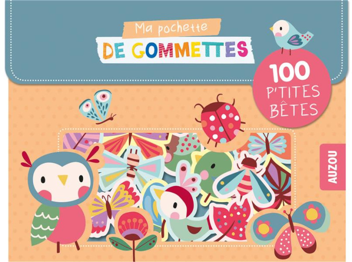 Ma pochette de gommettes Les p'tites bêtes