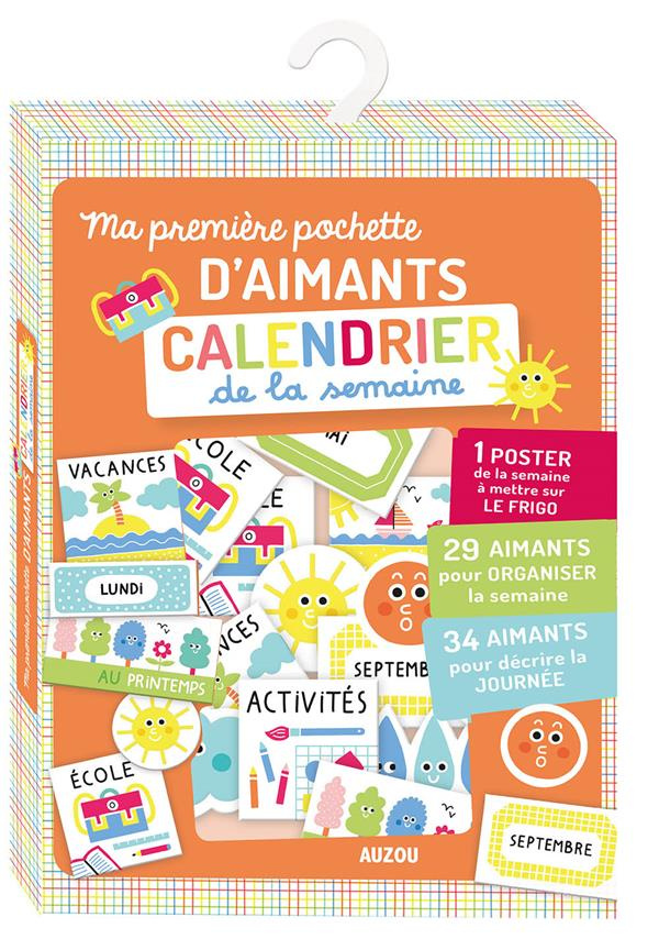 Ma première pochette d'aimants calendrier de la semaine