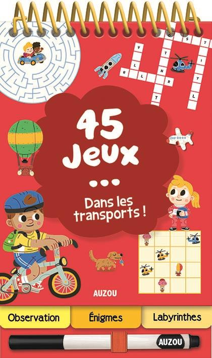 45 jeux dans les transports