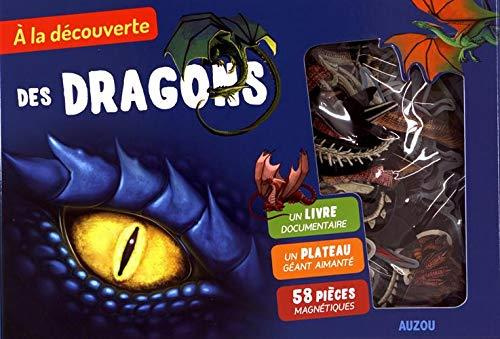 A la découverte des dragons. Un livre documentaire, un plateau géant animé, 58 pièces magnétiques